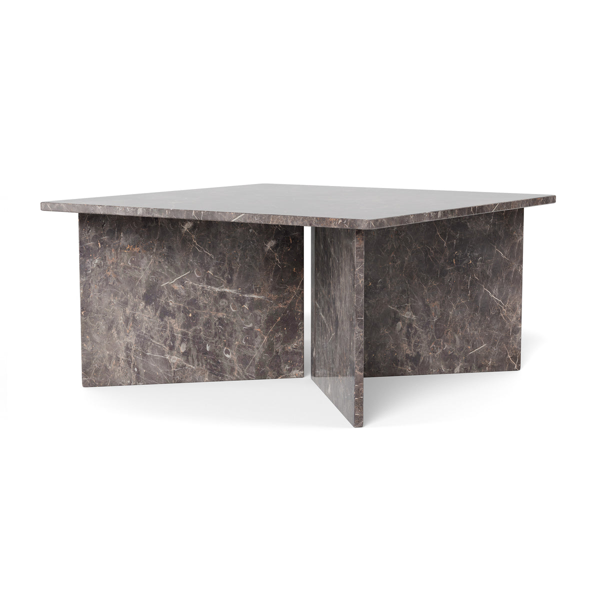 Stolik kawowy 90x42 w stylu eleganckim | Plaris Ciemny Marmur