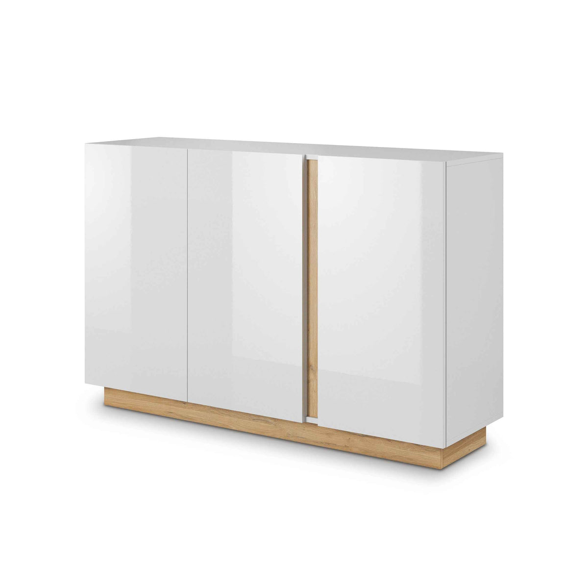 Komoda Armelia z drzwiami 138x91 w stylu nowoczesnym – widok pod kątem | Pillovely