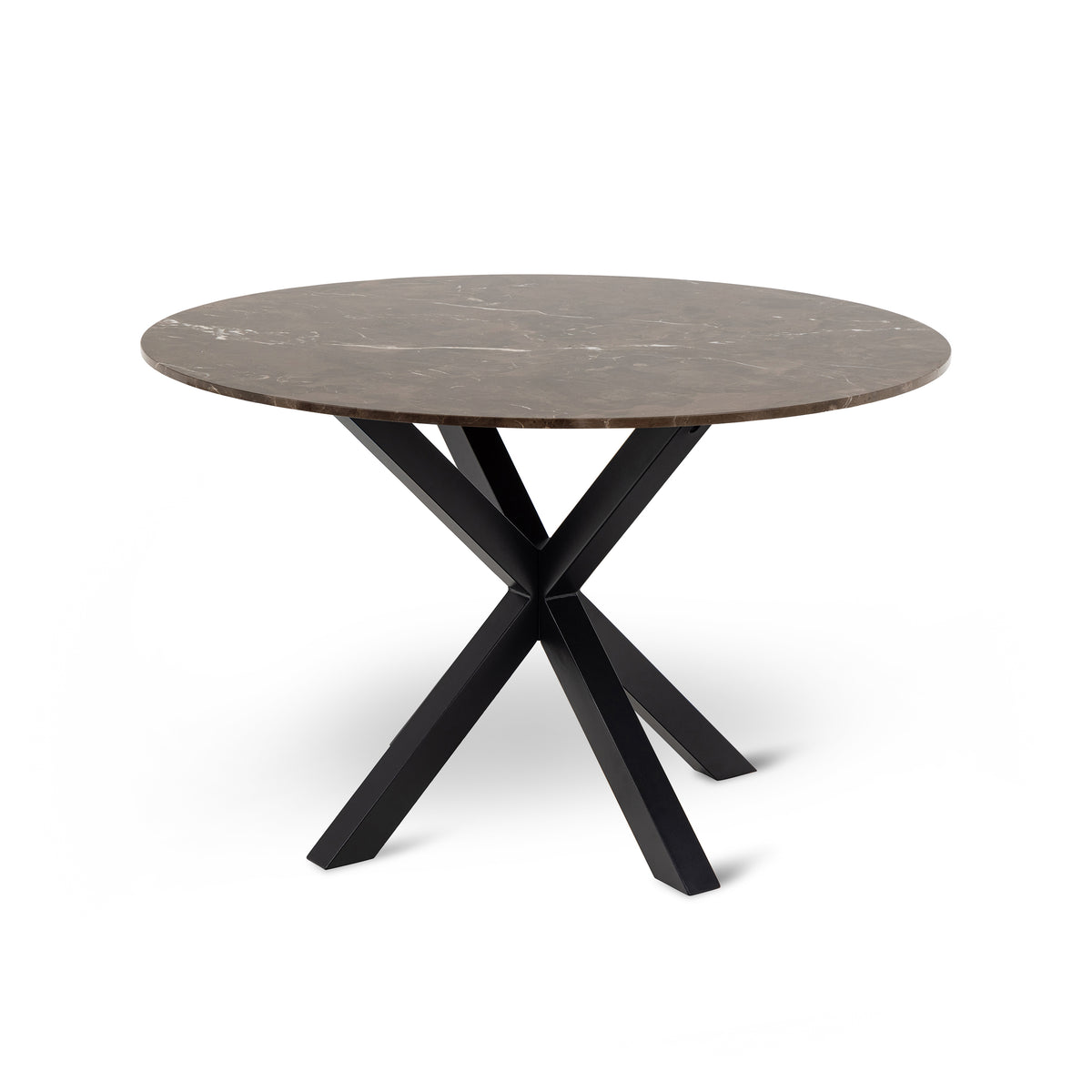 Morial Round Dining Table 120x76 cm, Elegant Style – angled view | Pillovely