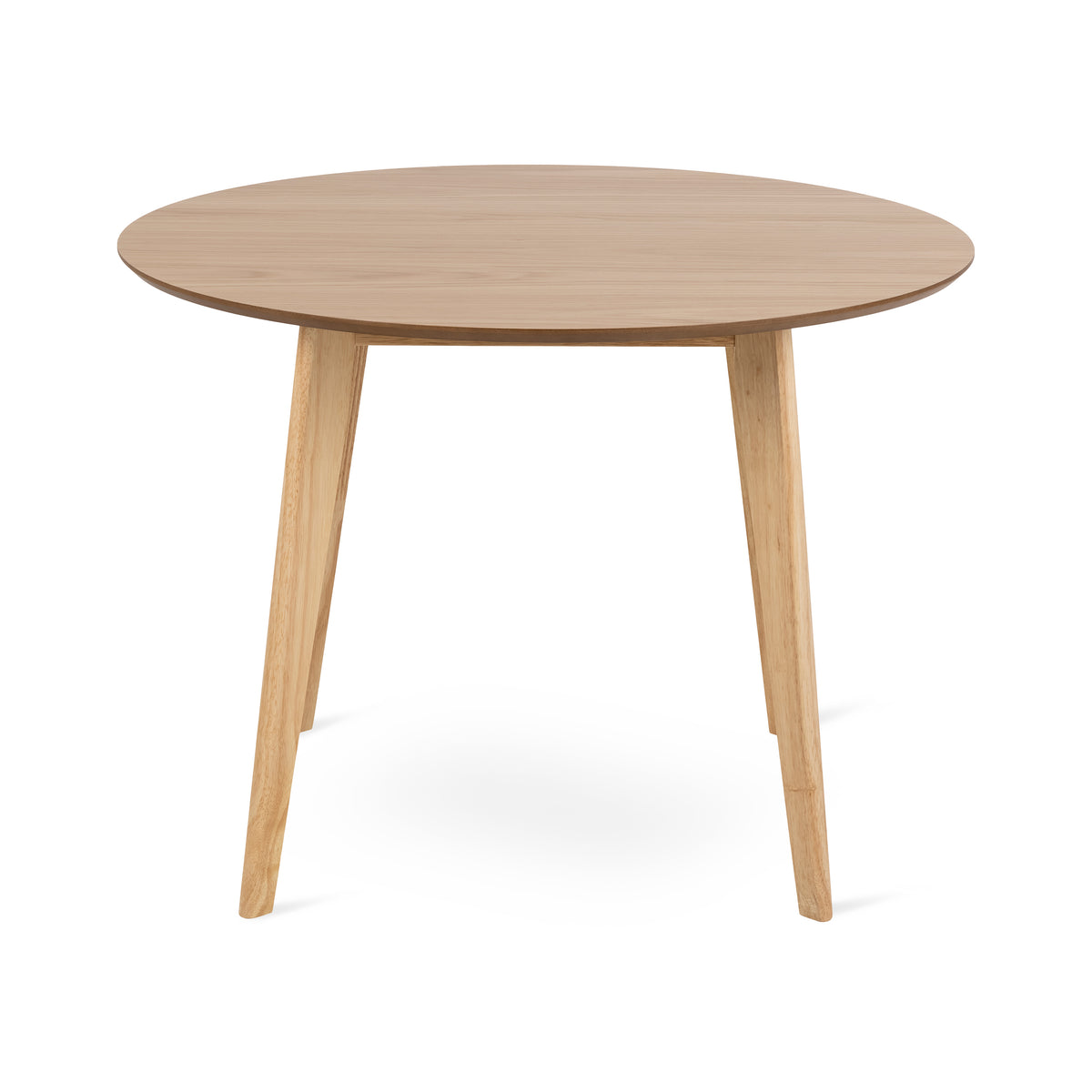 Krel Round Dining Table 105x76 cm, Scandinavian Style – front view