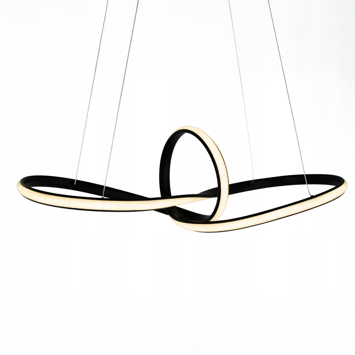 Loopra LED Pendant Lamp with Geometric Sculptural Form, Modern Style – photo 3