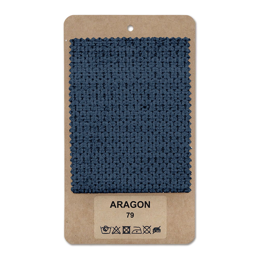 Fabric sample ARAGON Night Azure (ARAGON 79)