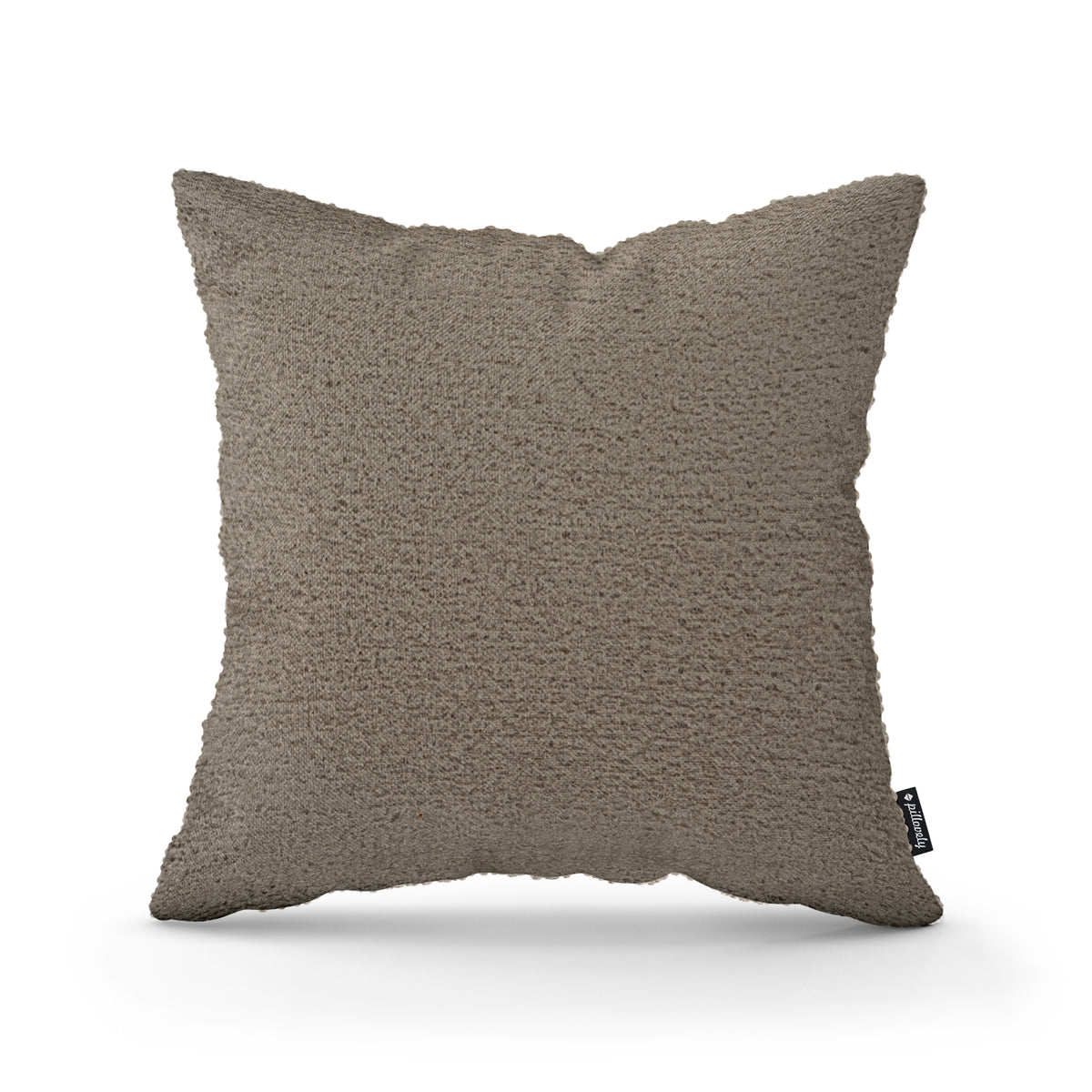 Poduszka dekoracyjna 45×45 cm w stylu scandi i japandi, tkanina Coral | Baranek Popielisty Len (CORAL 50)