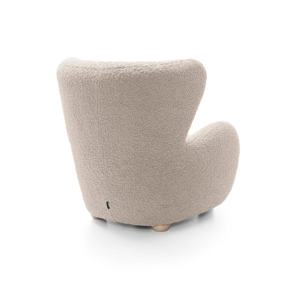 Fotel Tedi 88 cm do relaksu w stylu skandynawskim w tkaninie ROLF – zdjęcie 5