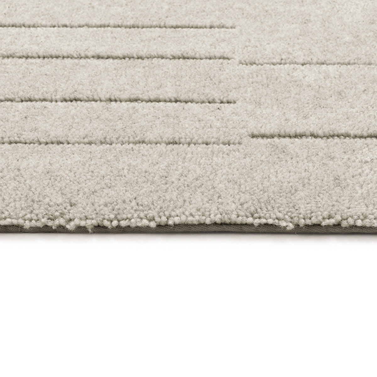 Linaro Wool Rug for the Living Room and Bedroom, Scandinavian Style, Powder Grey – photo 7
