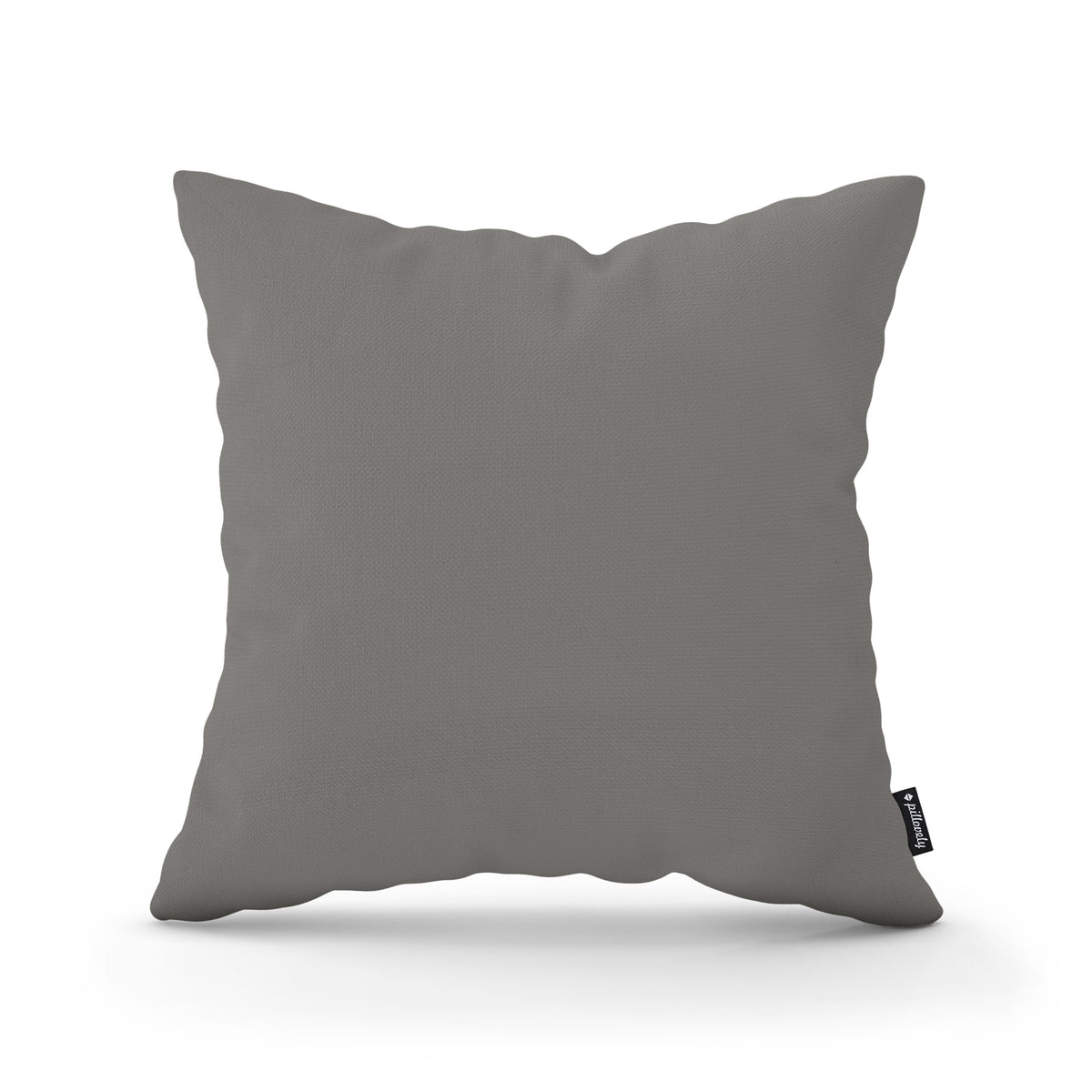 Poduszka dekoracyjna 45×45 cm w stylu minimalistycznym | Gładka Mglisty Taupe (KRONOS 15)
