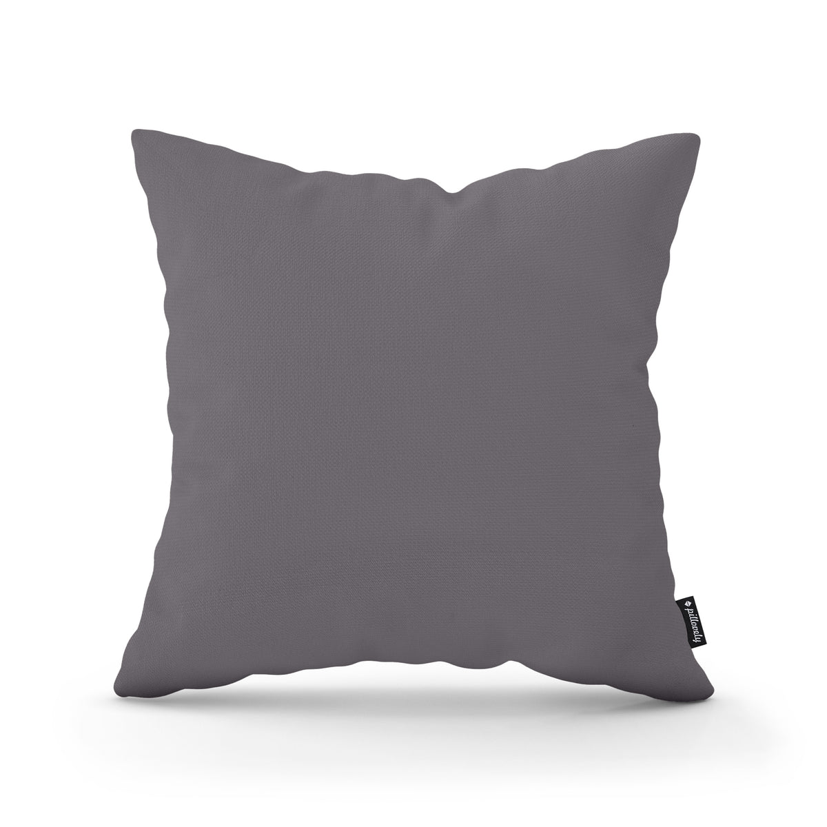 Poduszka dekoracyjna 45×45 cm w stylu minimalistycznym | Gładka Szary Melanż (KRONOS 22)