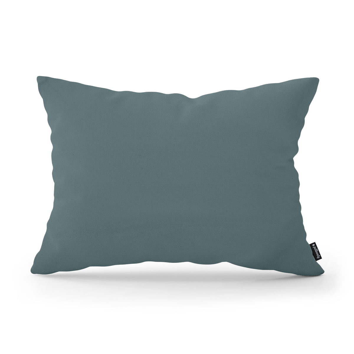 Poduszka dekoracyjna 40×55 cm w stylu modern i scandi, tkanina Kronos | Gładka Stalowy Ocean (KRONOS 25)
