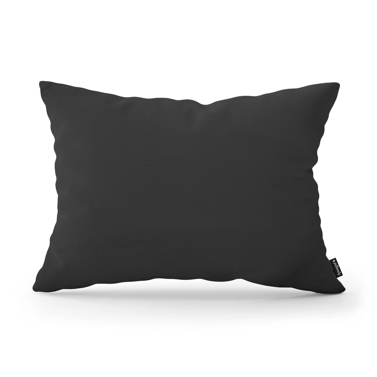 Poduszka dekoracyjna 40×55 cm w stylu modern i scandi, tkanina Kronos | Gładka Popiel Bazaltowy (KRONOS 34)