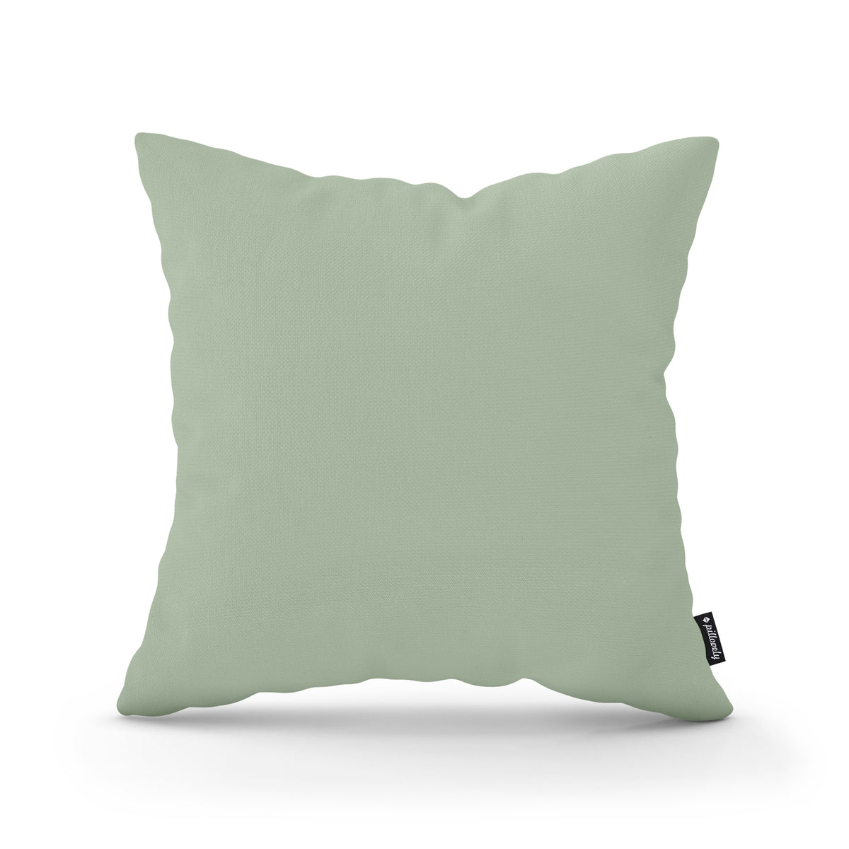 Poduszka dekoracyjna 45×45 cm w stylu minimalistycznym | Gładka Zielona Mgła (KRONOS 47)