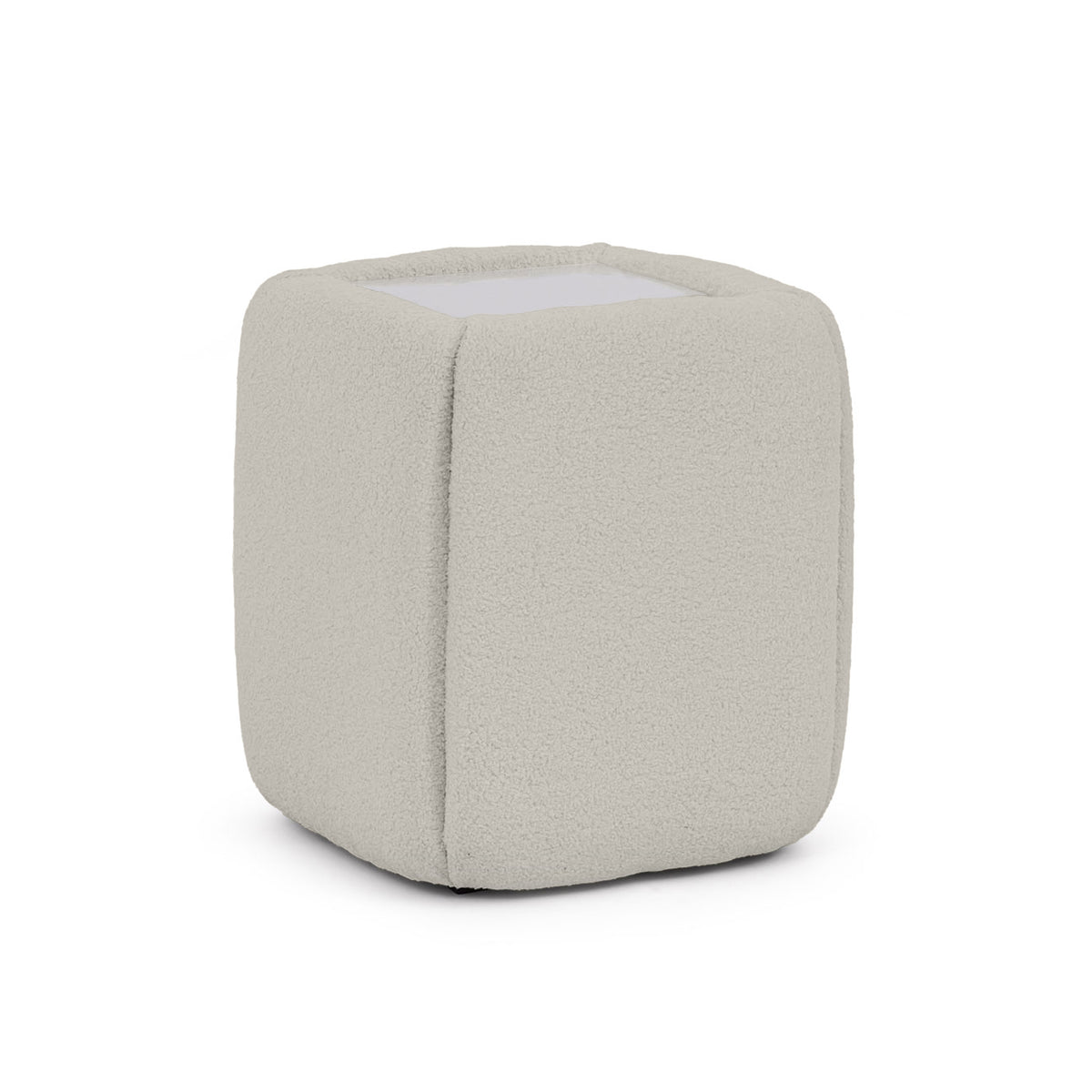 Stolik nocny 50x55 bez szuflad w stylu minimalistycznym | Neria Pudrowa Kość (LAMBI 08)
