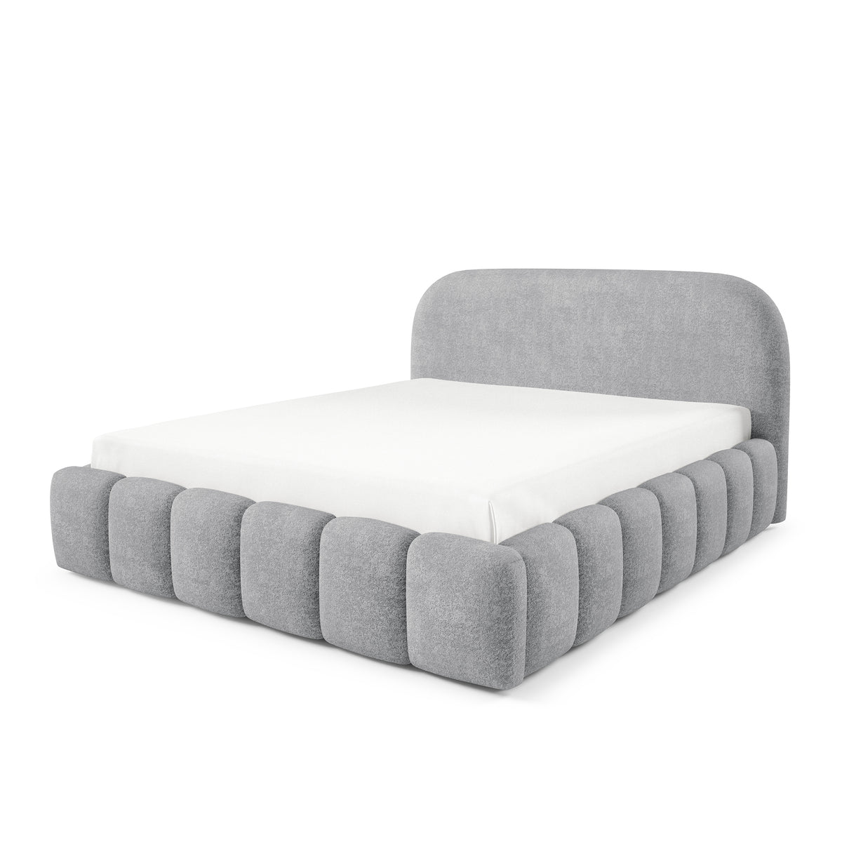 Łóżko tapicerowane Tegell z pojemnikiem w stylu modern soft, tkanina Monte – zdjęcie 10