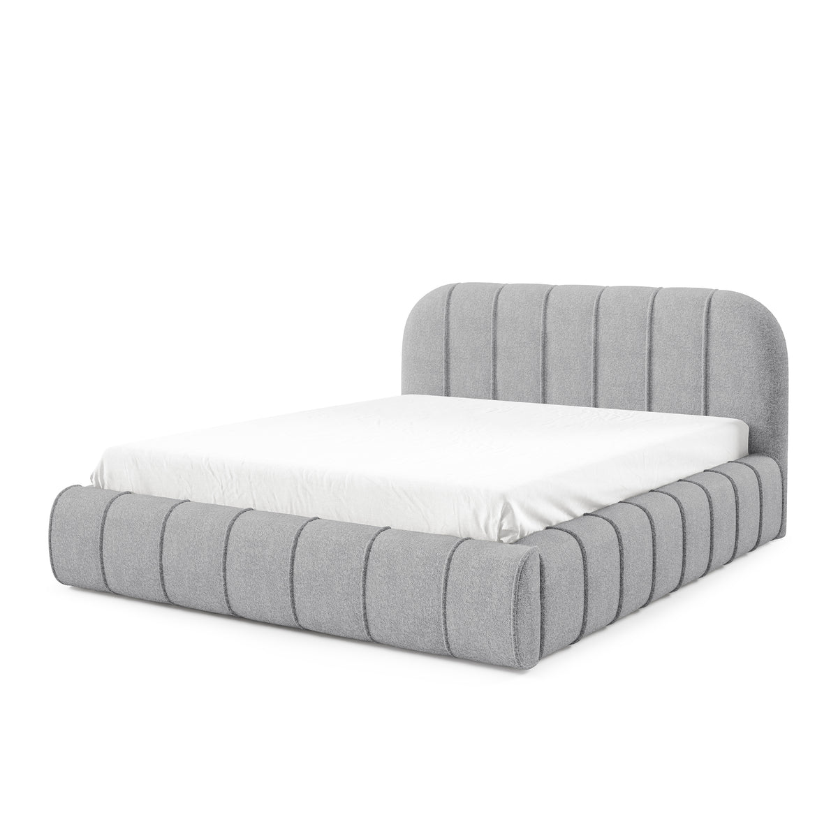 Apfella Upholstered Ottoman Bed with Storage, Modern Style – photo 19