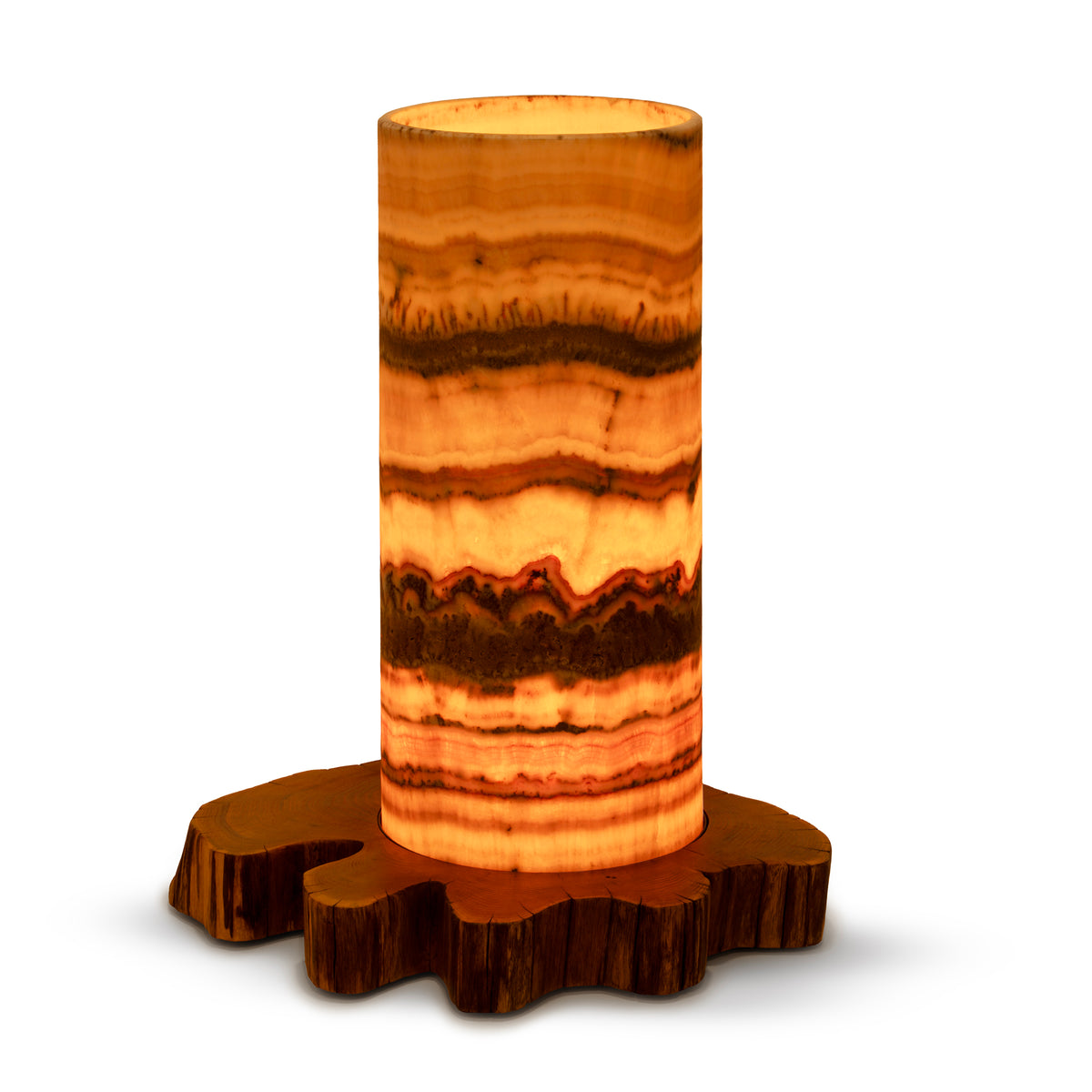 Sirelis Natural Onyx Lamp, Elegant Style – photo 4