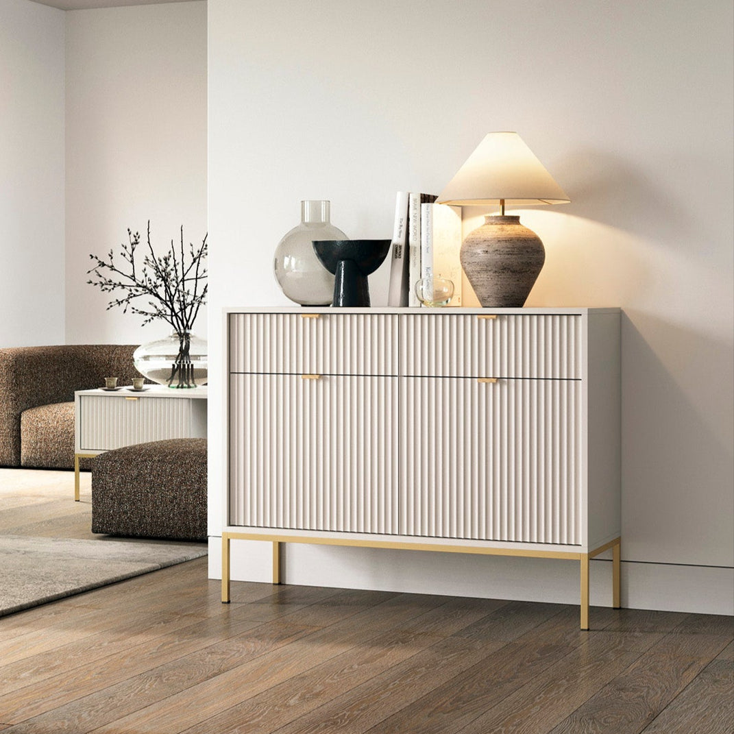Komoda Roza 104x83 w stylu nowoczesnym – w aranżacji wnętrza