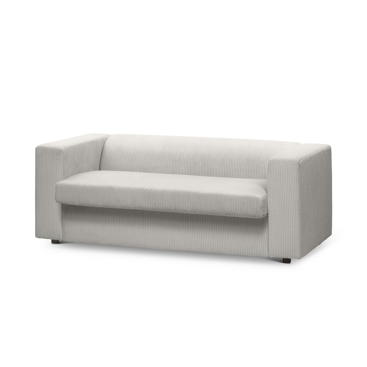 Sofa 2-osobowa z funkcją spania 174 cm | July Lniany Krem (POSO 100)