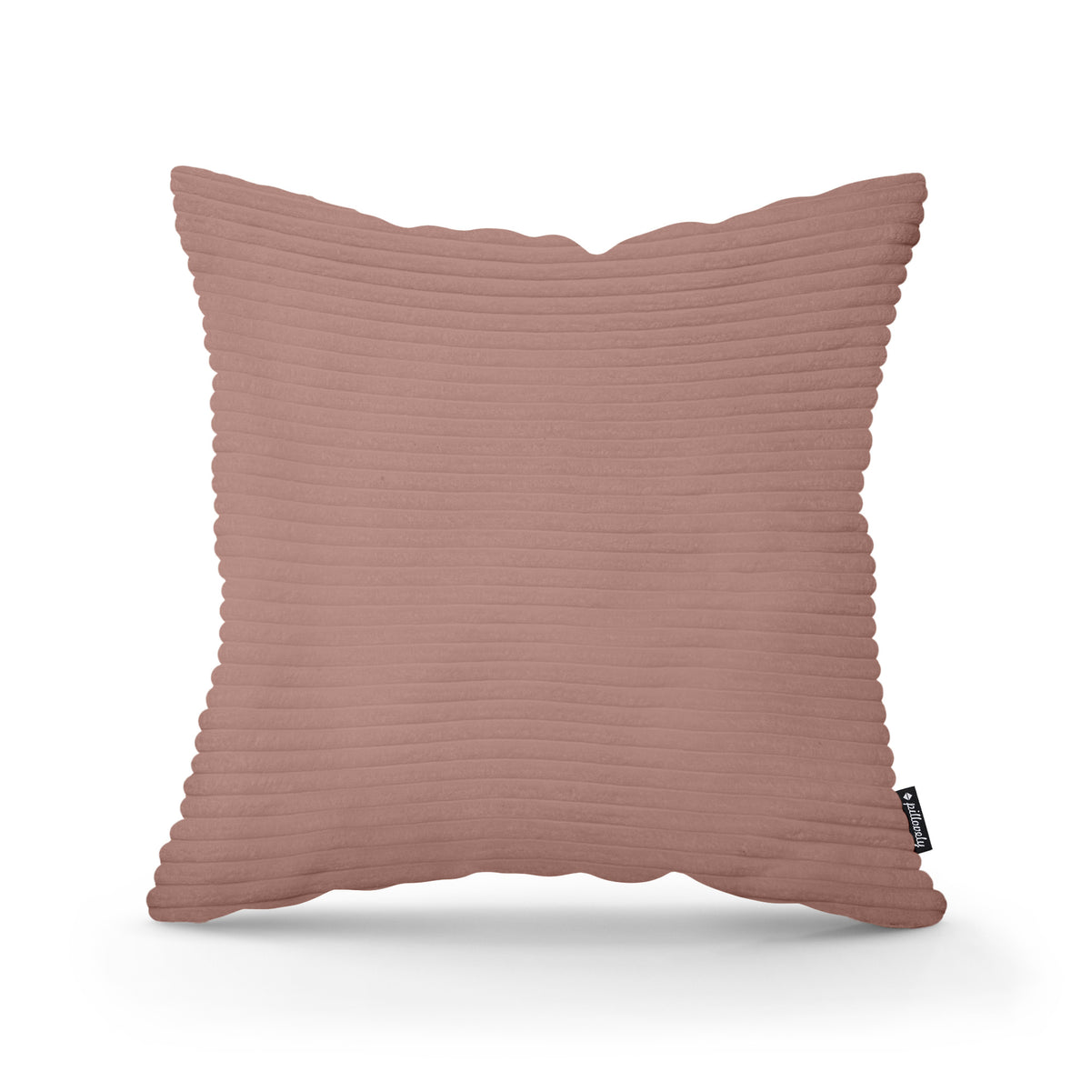 Poduszka dekoracyjna 45×45 cm w stylu scandi i boho | Szeroki Sztruks Ceglane Ciepło (POSO 29)