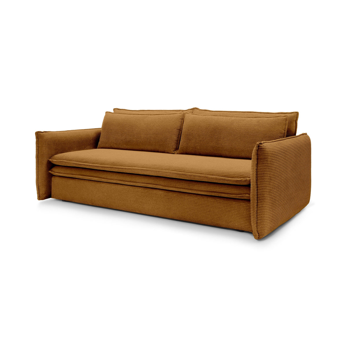 Sofa z funkcją spania 140x200 z pojemnikiem | Lily Karmel (POSO 42)