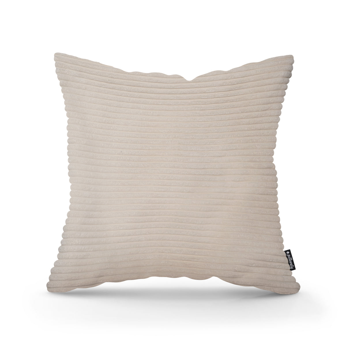 Poduszka dekoracyjna Szeroki Sztruks 45×45 cm w stylu scandi i boho – zdjęcie główne | Pillovely