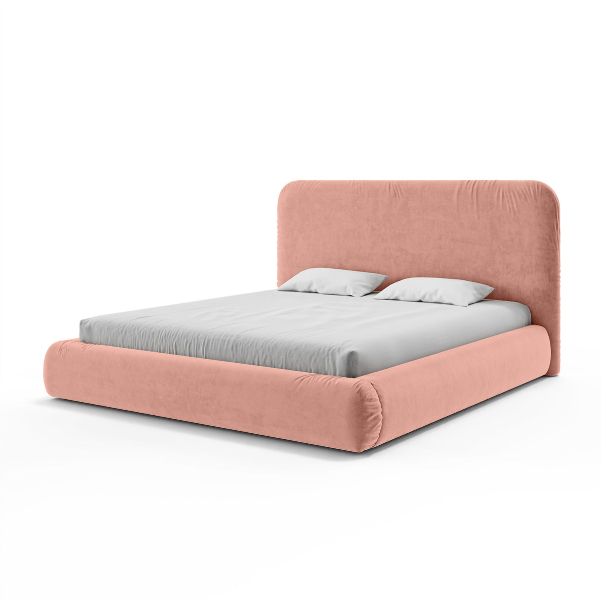 Paries Upholstered Ottoman Bed with Storage, Modern Organic Style – 180x200, Green Gloom (SALVADOR 07)