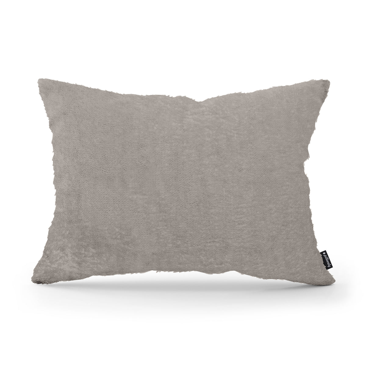 Poduszka dekoracyjna 40x55 cm w stylu glamour | Plusz Szarość Piasku (SORRISO 05)