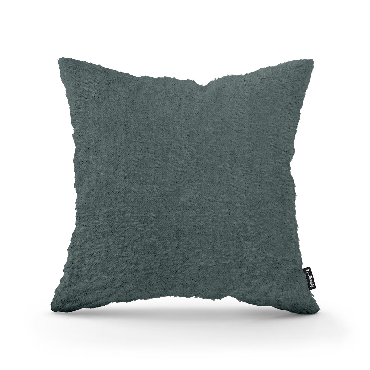 Poduszka dekoracyjna 45×45 cm w stylu glamour | Plusz Rubinowy Granat (SORRISO 13)