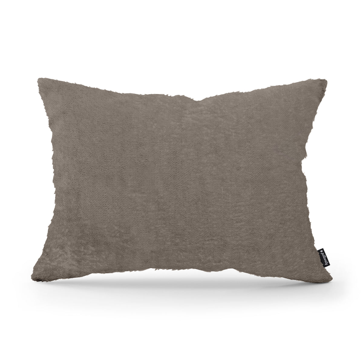 Poduszka dekoracyjna 40x55 cm w stylu glamour | Plusz Brązowy Taupe (SORRISO 18)