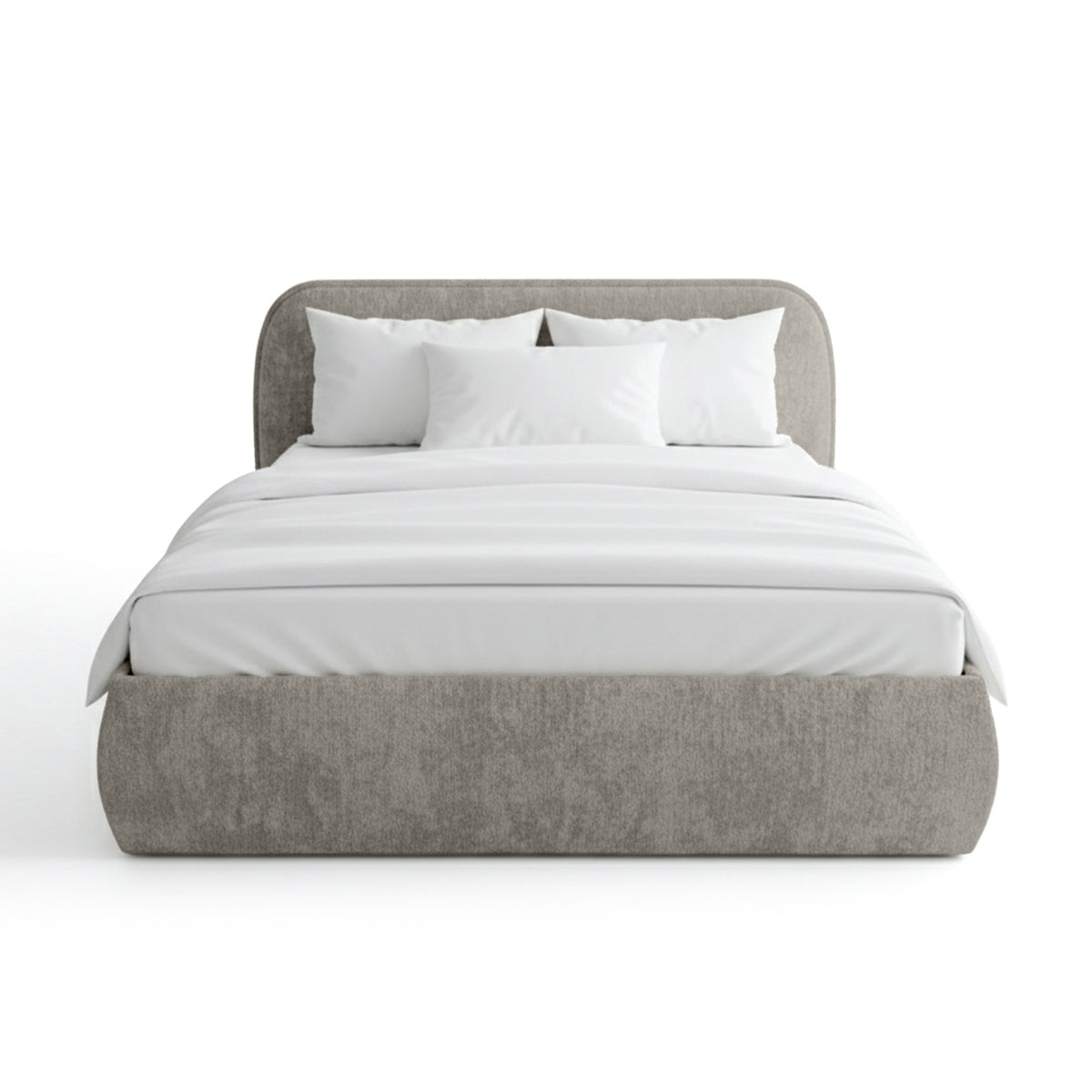 Eterial Upholstered Ottoman Bed with Storage, Soft Modern Style – photo 16