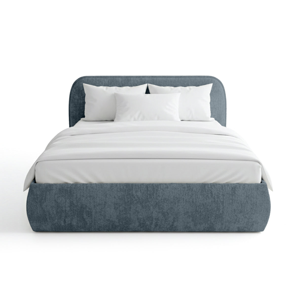 Eterial Upholstered Ottoman Bed with Storage, Soft Modern Style – photo 36