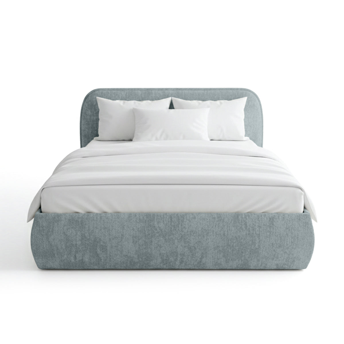 Eterial Upholstered Ottoman Bed with Storage, Soft Modern Style – photo 28