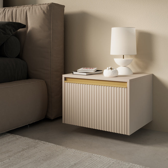 Szafka nocna Westa 54x42 cm w stylu glamour – zdjęcie 2