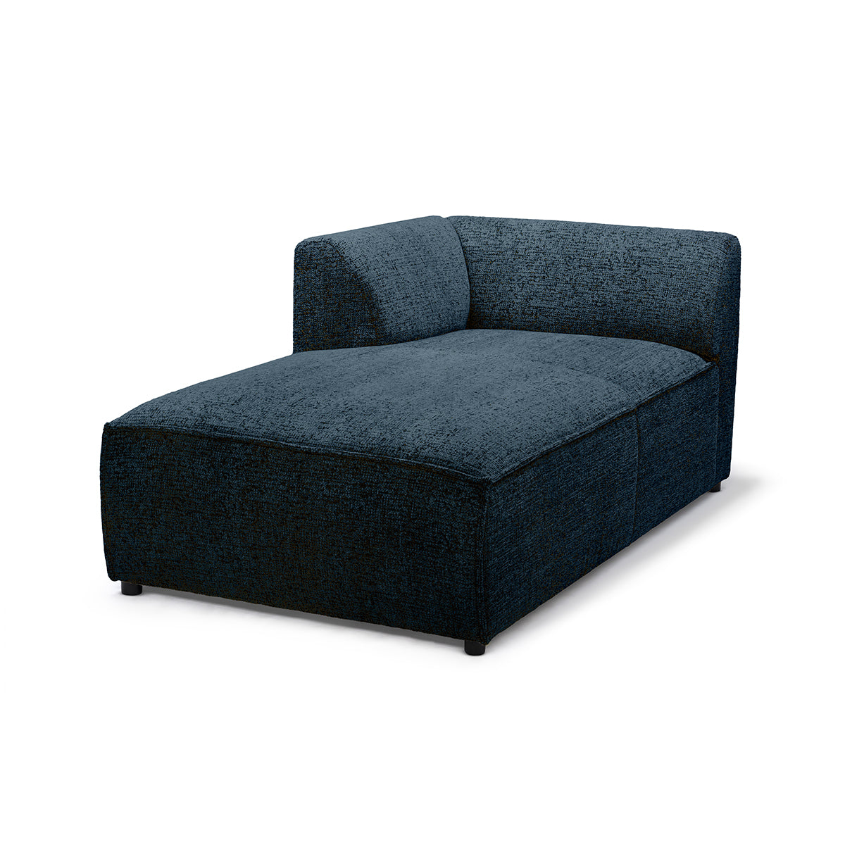 Sofa modułowa BRICK Moduł L Lewo Atramentowy Grafit (BELLA 30)