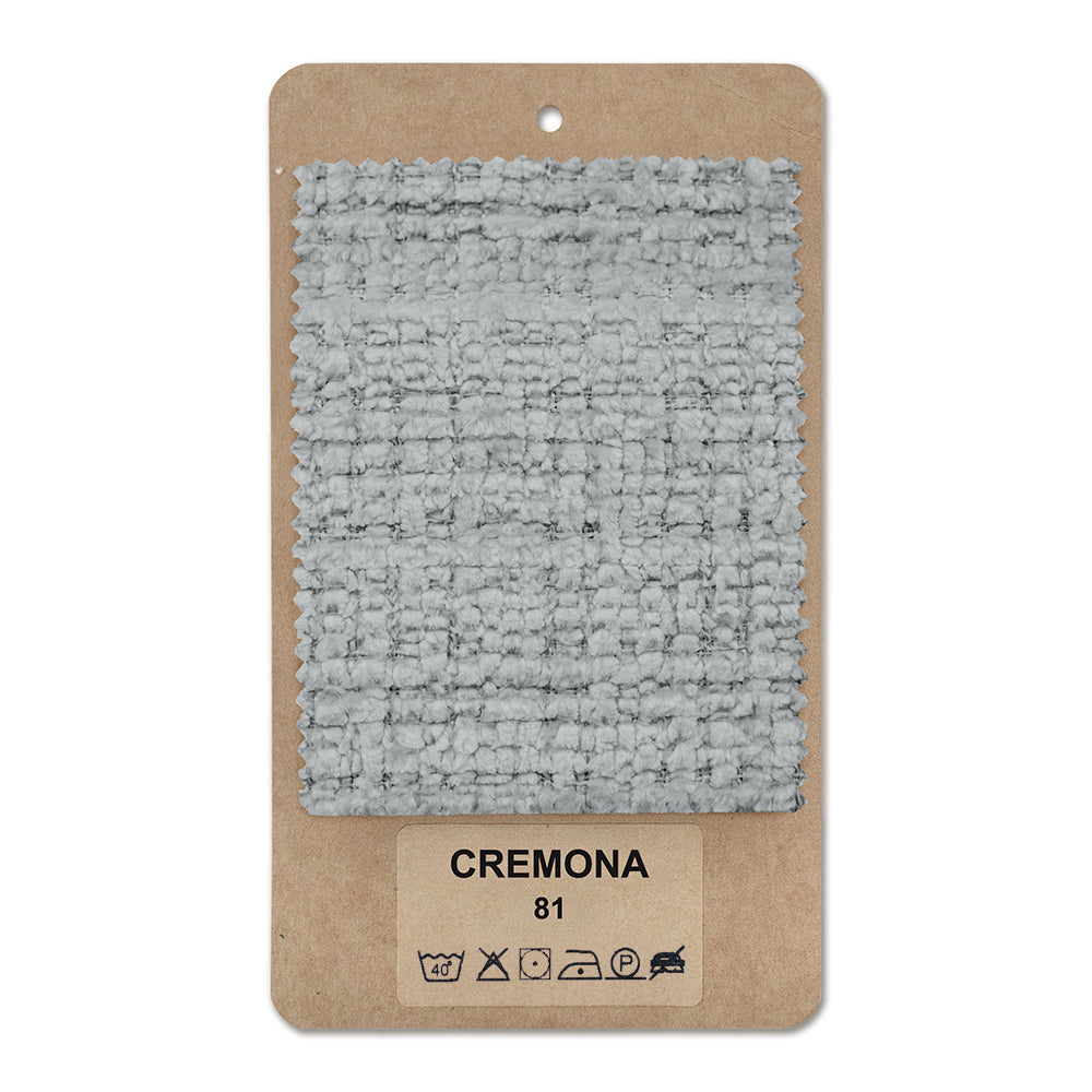 Fabric sample CREMONA Steel Pearl (CREMONA 81)