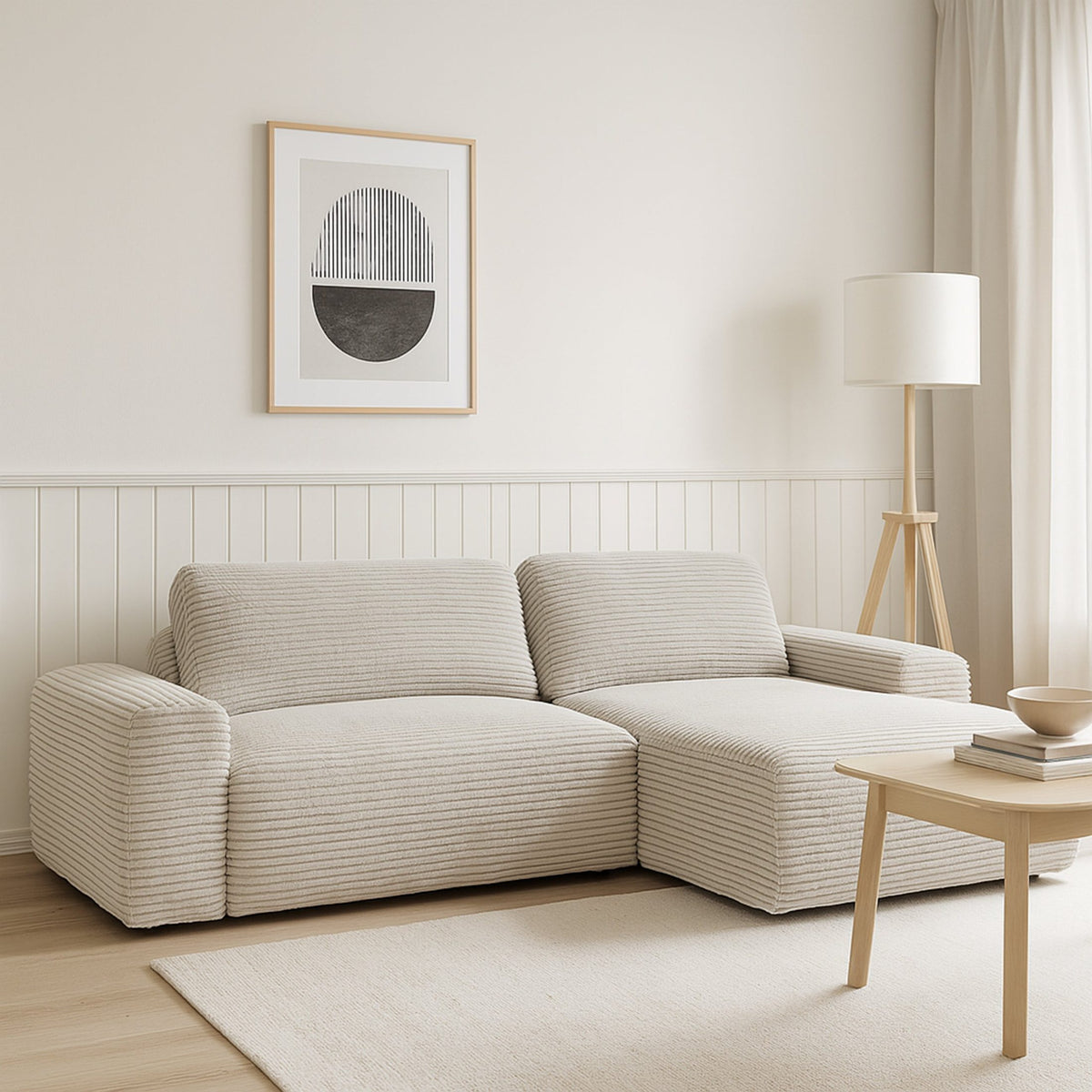 Narożnik z funkcją spania Dori 125x200 z pojemnikiem w stylu nowoczesnym – zdjęcie 6
