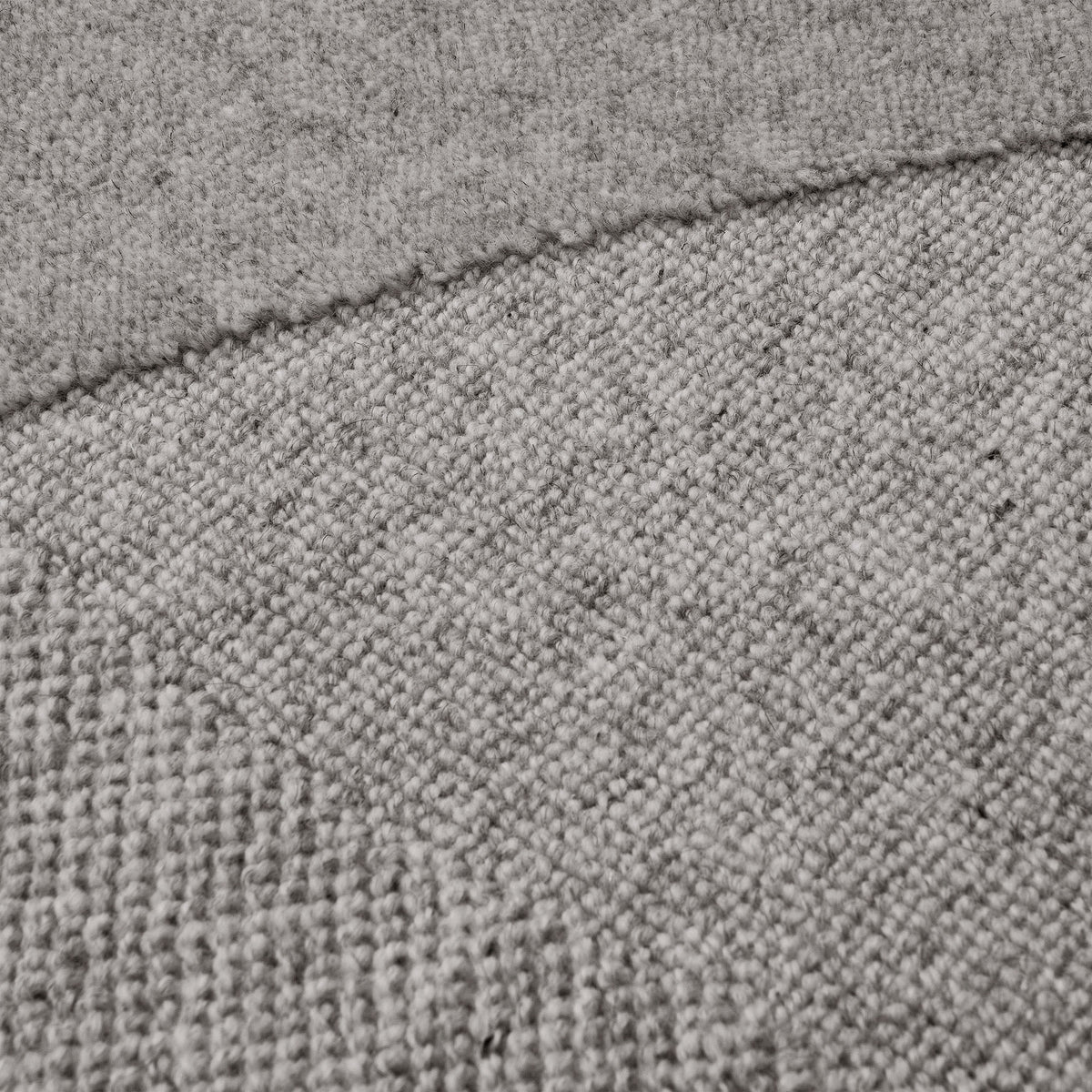 Noria Round Rug for the Living Room and Bedroom, Organic Style, Graphite Grey – photo 6
