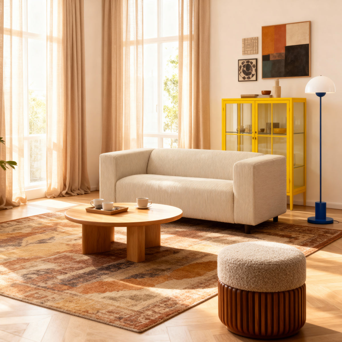 Sofa July 2-osobowa 151 cm – w aranżacji wnętrza