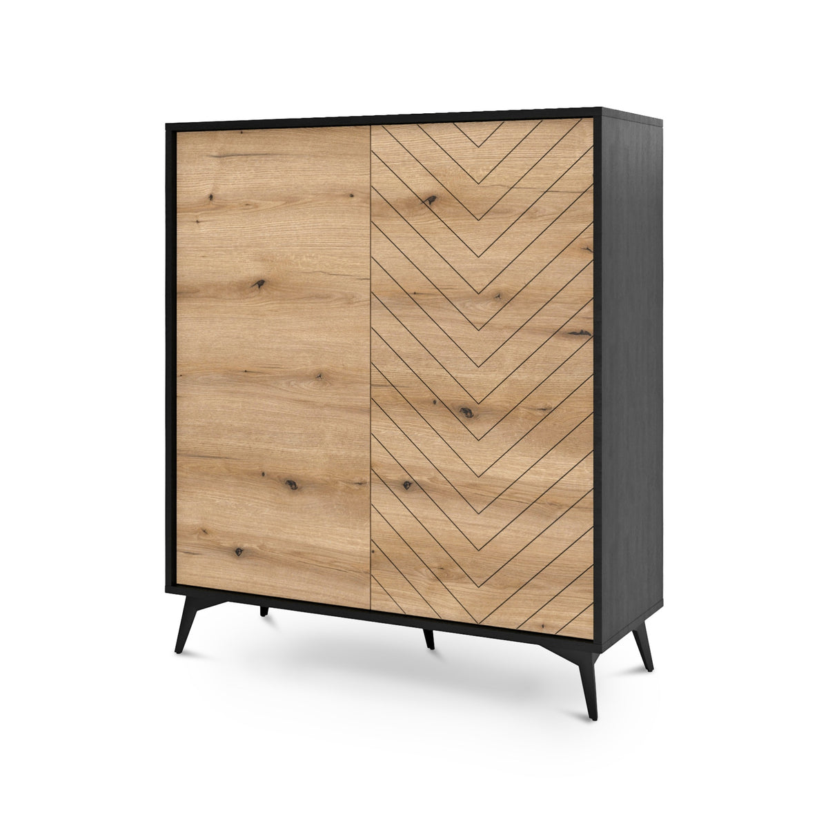 Komoda Nirwana 104x119 w stylu loftowym – zdjęcie główne | Pillovely
