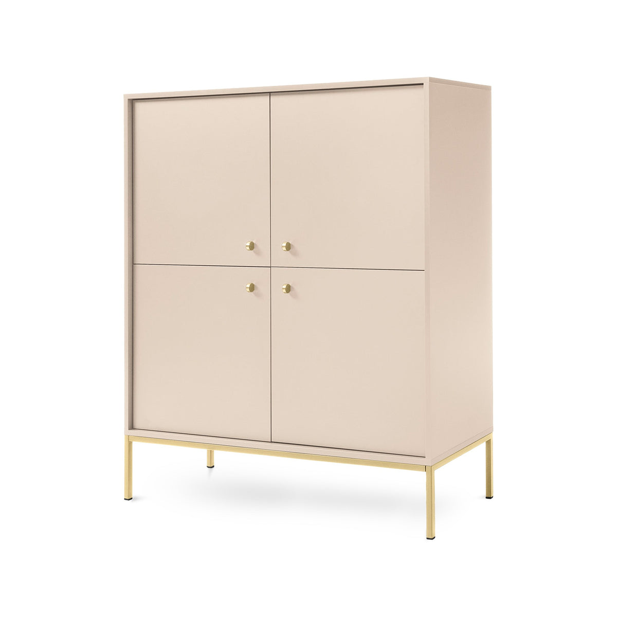 Komoda Kviat 104x126 w stylu vintage – zdjęcie główne | Pillovely