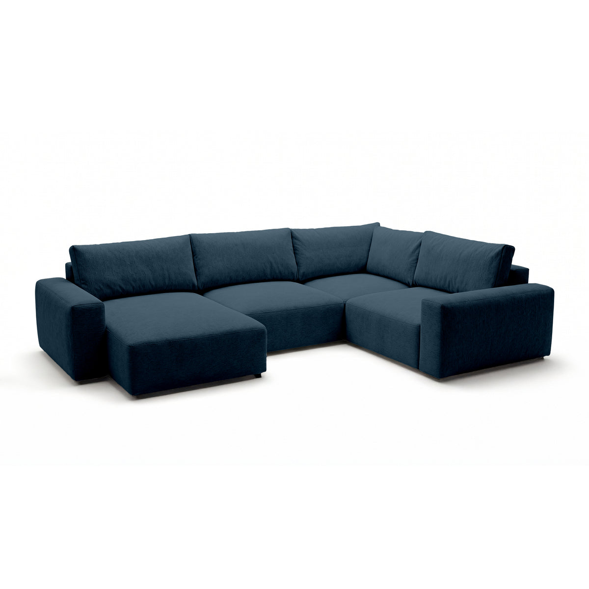 UL Iskeli Plus 341 cm modular corner sofa Ink Granite (ARAGON 74) left-hand at an angle – large corner sofa in Aragon fabric