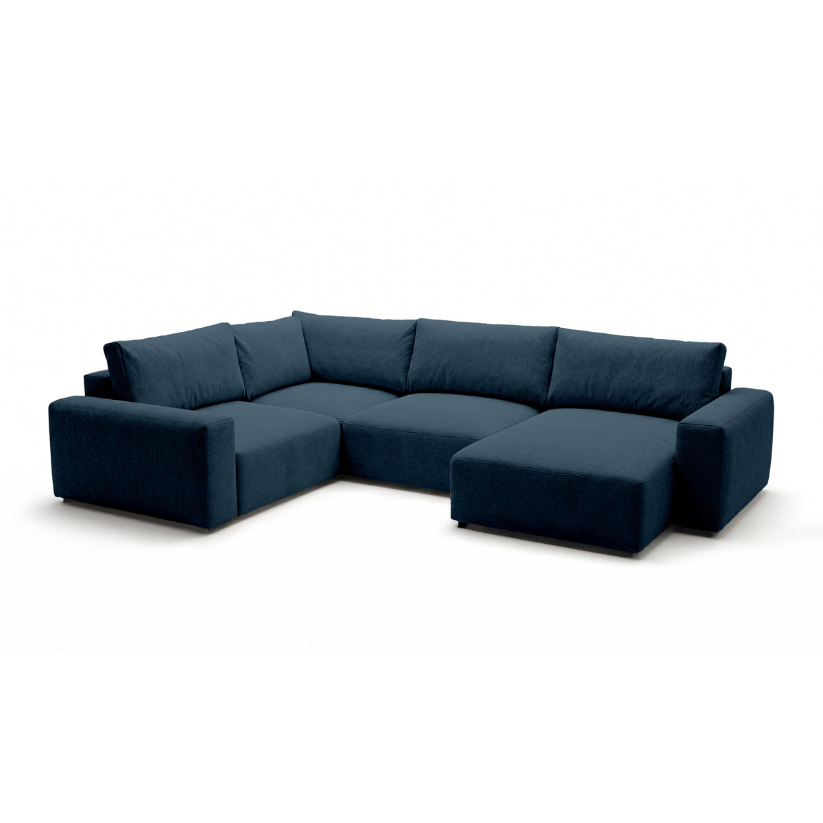 UL Iskeli Plus 341 cm modular corner sofa Ink Granite (ARAGON 74) right-hand at an angle – large corner sofa in Aragon fabric