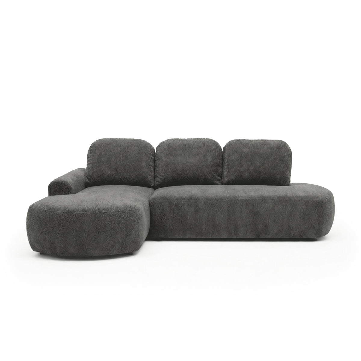 Moluni corner sofa, 263 cm, Olive Twilight (BELLINI 03), left-hand version – corner sofa for everyday sleeping