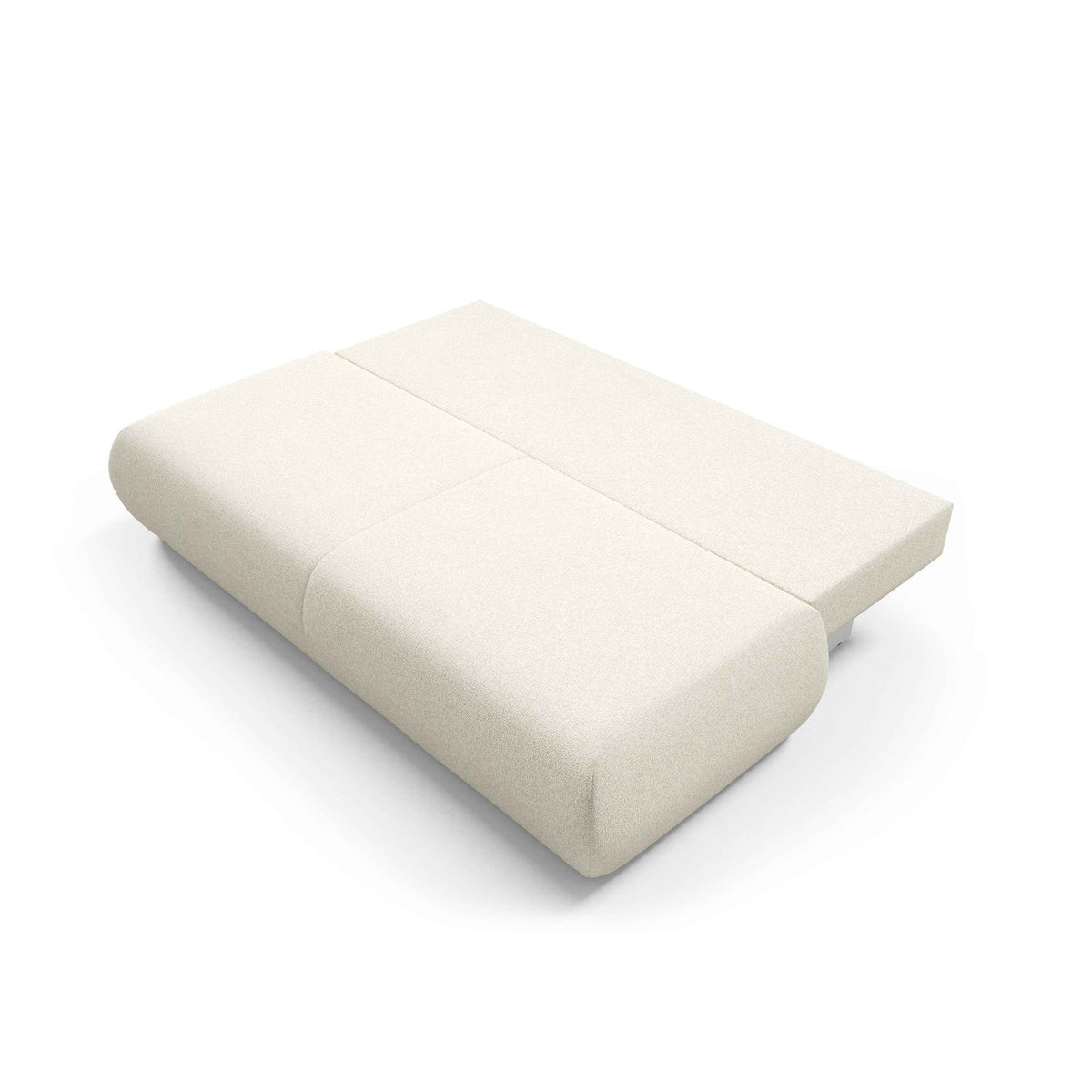 Sofa Puentro z funkcją spania 140x200 z pojemnikiem w stylu nowoczesnym – z otwartymi frontami