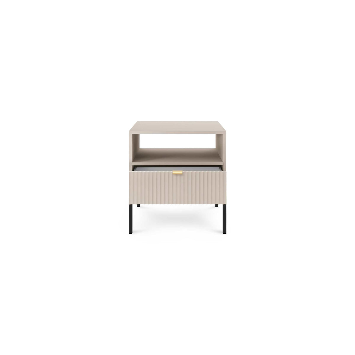 Szafka nocna Roza z szufladą 54x56 cm w stylu glamour – zdjęcie 8
