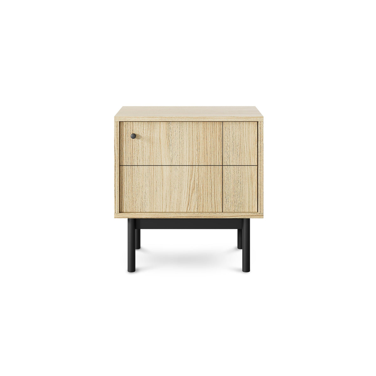 Szafka nocna Sabi z zamykaną szafką 54x57 cm w stylu japandi – zdjęcie 7