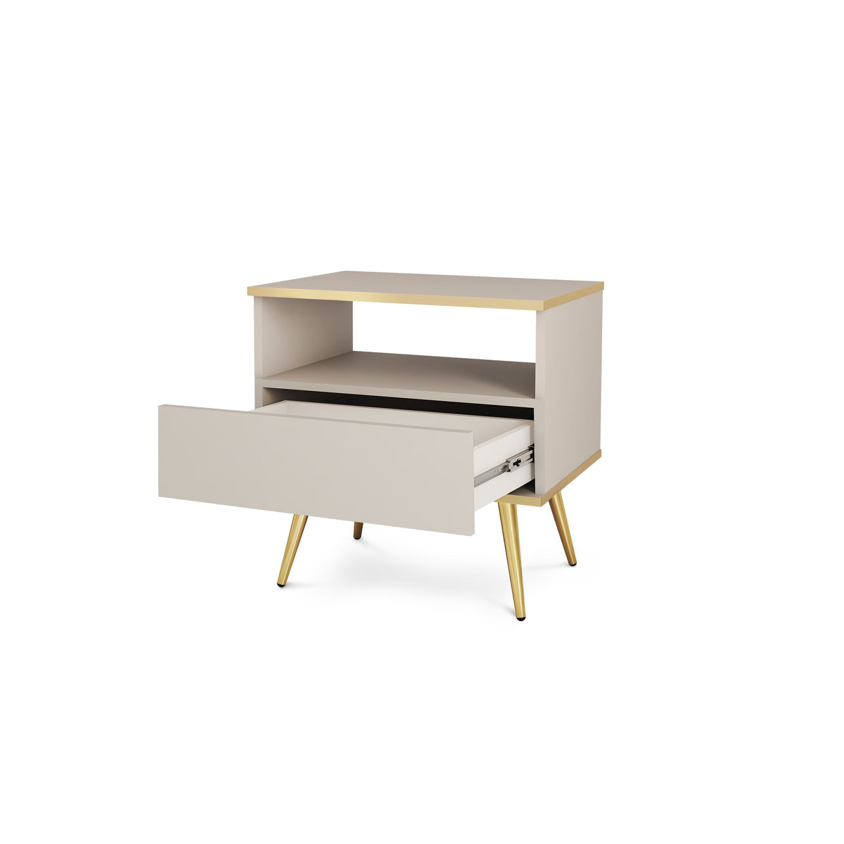 Meva Bedside Table 54x59 cm, Modern Classic Style – photo 3