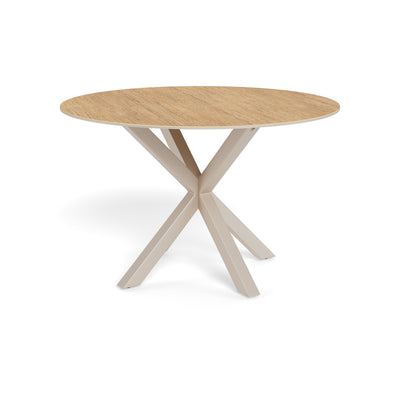 Stela Round Dining Table 119x76 cm, Modern Style – Natural Oak (light legs)