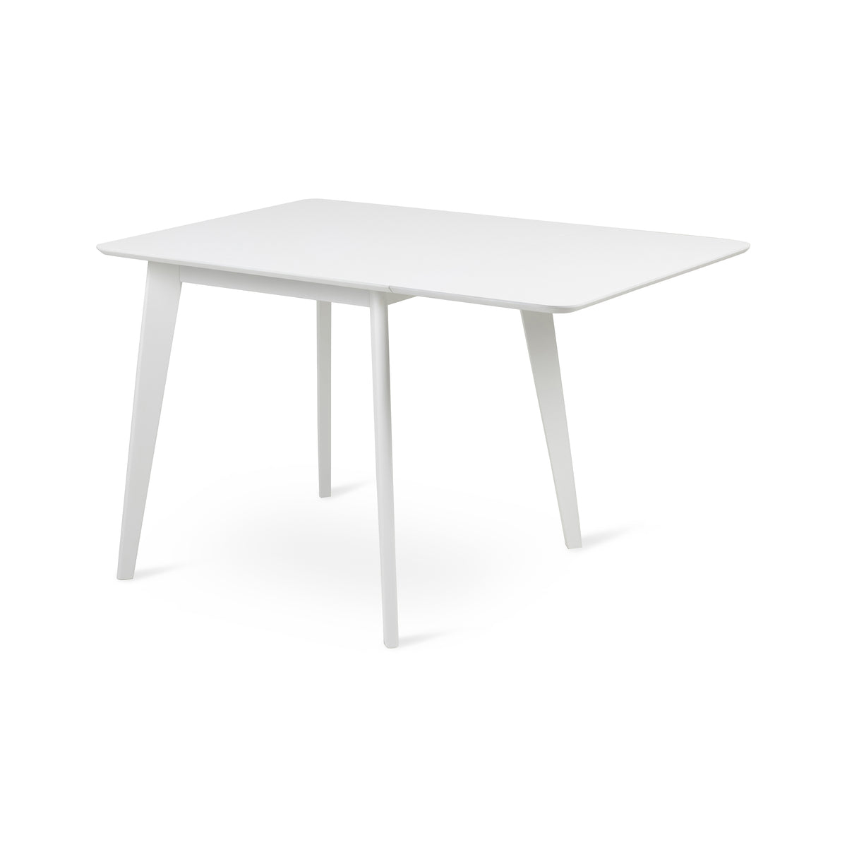 Rozkładany stół do jadalni 80-120x80 w stylu skandynawskim | Krel Czysta Biel