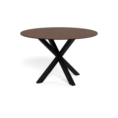 Stela Round Dining Table 119x76 cm, Modern Style – Rusty Stone