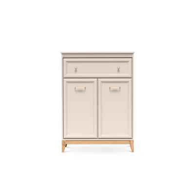 Komoda Serena 92x126 z półką i szufladą w stylu modern classic – widok z przodu