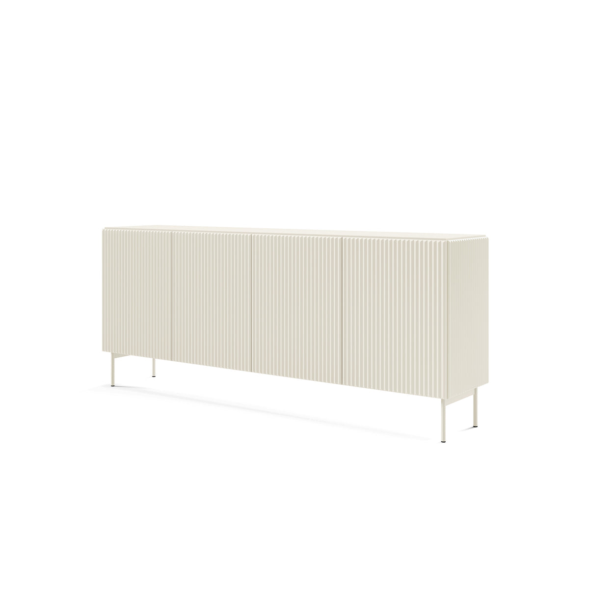 Komoda MuzZI z drzwiami 195x81 w stylu nowoczesnym – widok pod kątem | Pillovely